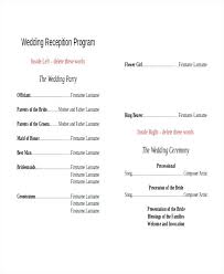Free Event Program Template For Word Bulletin Templates Download