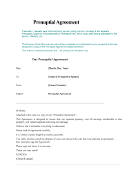 30 Prenuptial Agreement Samples Forms Template Lab