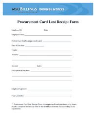 Lost Receipt Form Fill Out And Sign Printable Pdf Template