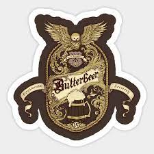 Here's a couple of labels i made (a while back) in honor of harry potter butterbeer. Butterbeer Harry Potter Aufkleber Teepublic De