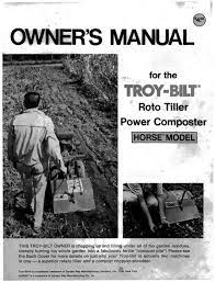 Operators Manual Troy Bilt