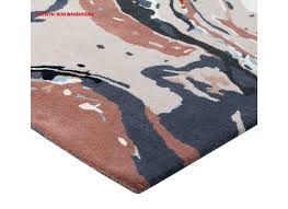 amorphous shape tufted area rug carpet