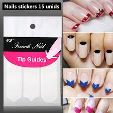nails sticker tips guide french
