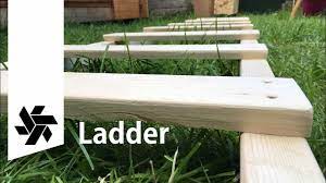 diy wooden ladder afternoon project
