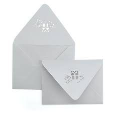 Laser Cut Envelope Festive Style Cards Pockets