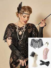 5 pcs 1920s gatsby flapper accessories