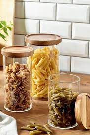 Clear Glass Storage Jar Kitchen Storage
