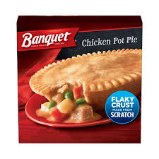 banquet en pot pie frozen meal 7