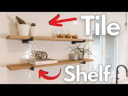 How To Install Shelves On A Tiled Wall