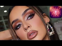 my new years eve makeup 2020 carli