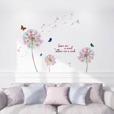 Colorful Dandelion Erfly Bedroom