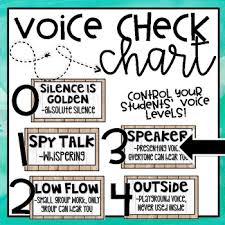 Voice Level Chart Worksheets Teaching Resources Tpt