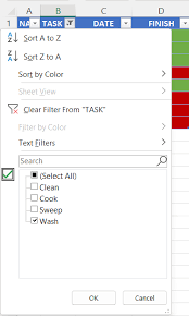 pivot table filter in excel