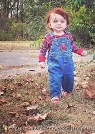 diy toddler chucky costume he will