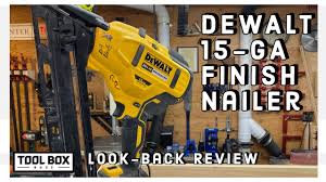 dewalt 15 gauge finish nailer a 4 yr