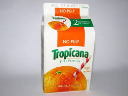 tropicana orange juice nutrition facts