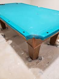 can a pool table be refinished
