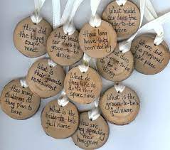 Personalized Wood Wine Glass Charms The