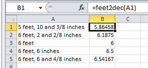 How to convert feet to inches. Convert Feet And Inches To Decimal Format Stack Overflow