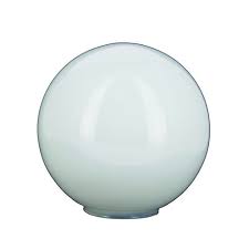 Opal Glass Globe Shade For Oil Lamp