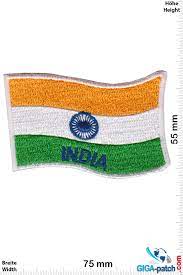 Bandera de la india (ast); Indien India Flag Patch Back Patches Patch Keychains Stickers Giga Patch Com Biggest Patch Shop Worldwide