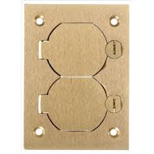 hubbell s3825 floor outlet box cover
