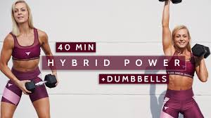 40 min hybrid power workout full body