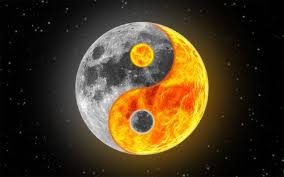 moon yin yang wallpaper wallpapers