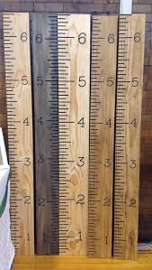Hand Routed Growth Chart Measuring Stick Not Vinyl Stickers