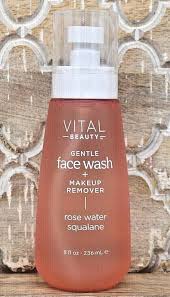 vital beauty gentle face wash makeup