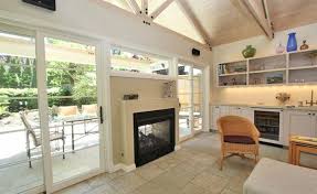 Dual Sided Fireplace Indoor Outdoor