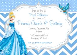 Cinderella Birthday Invitations Cinderella Birthday Invitations With