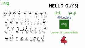 Learn Urdu Lesson 1 The Urdu Alphabet
