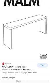 Ikea Malm Occasional Table Furniture
