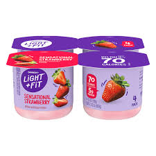 dannon light fit yogurt strawberry