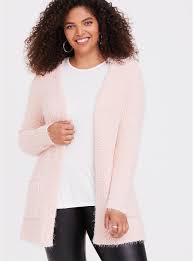 Light Pink Fuzzy Cardigan In 2019 Pink Fuzzy Sweater