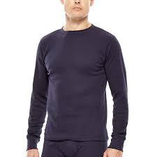 St Johns Bay Mens Thermal Underwear Shirt Tops Base Layer Long Johns Crew Neck T Shirt Cut