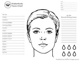 Print Your Own Face Chart That Allows You To Create