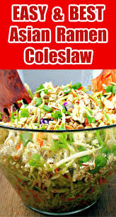 oriental asian ramen coleslaw