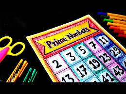 how to make chart paper on prime number