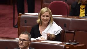 australian senator tfeeds baby in