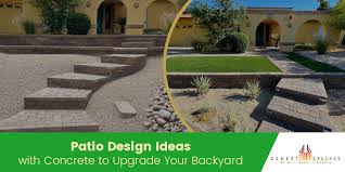 Patio Design Ideas With Concrete To