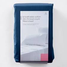 250 thread count cotton fitted sheet
