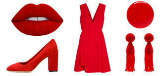 go to lipstick when wearing a red dress