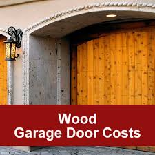 wood garage door costs pros cons and
