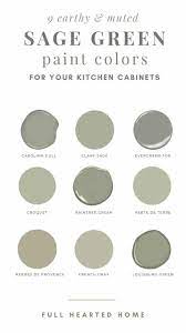 Sage Green Paint Colors For Kitchen