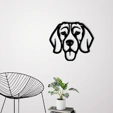 Dog Face Wall Art 3d Model 3d Printable