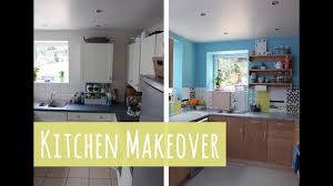 plywood kitchen budget makeover with b