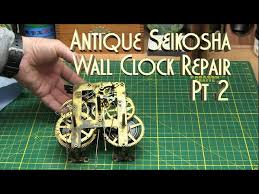 Antique Seikosha Wall Clock Repair Pt 2