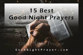 best 15 good night prayer good night